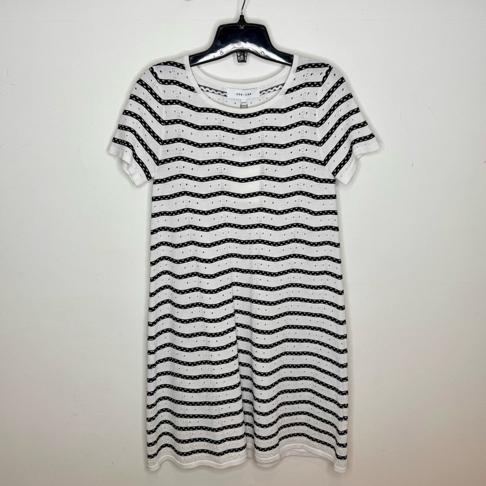 John + Jenn ‘Lily’ Striped T-Shirt Dress NWT